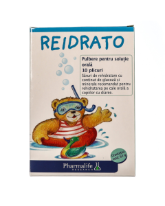 Reidrato pulbere pentru solutie orala, 10 plicuri, Pharmalife Research