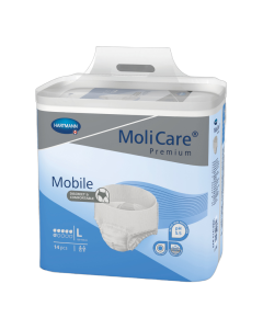 Slip pentru incontinenta urinara L Molicare Mobile, 14 bucati, Hartmann