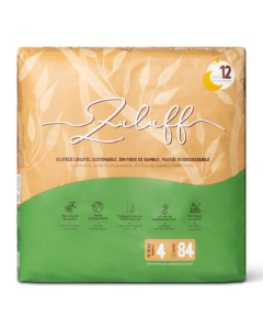 Scutece chilotei din bambus, marimea 4, 10-15kg, 84 bucati, Zuluff