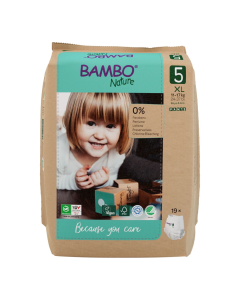 Scutece chilotei Eco Pants Nr.5, 11-17kg, 19 bucati, Bambo Nature