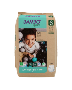 Scutece chilotei Eco Pants Nr.6, 15kg+, 18 bucati, Bambo Nature