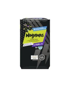 Scutece chilotel pentru noapte, baieti, Ninjamas, 4-7 ani, 17-30 kg, 10 bucati, Pampers