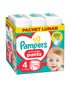 Pampers Pants Scutece chilotel Marimea 4 Maxi, 176 bucati