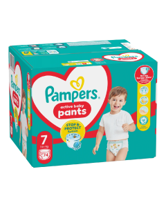 Scutece chilotel Active Baby Pants Nr.7, 15+ kg, 74 bucati, Pampers