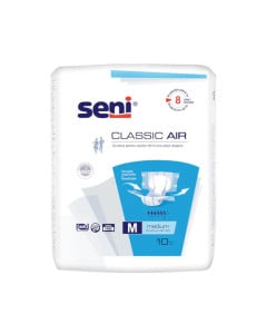 Scutece cu sistem inchis Seni Classic Air x10 buc M
