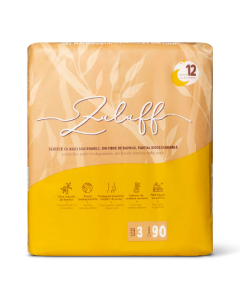 Scutece din bambus, marimea 3, 6-11 kg, 90 bucati, Zuluff