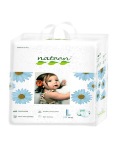 Scutece hipoalergenice Flex&Fit Premium, L, Nr. 4, 7-18 kg, 64 bucati, Nateen