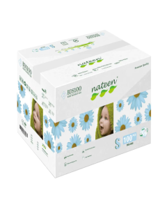 Scutece hipoalergenice Flex&Fit Premium, S, Nr.2, 4-6kg, 100 bucati, Nateen