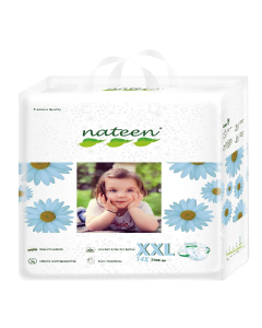 Scutece hipoalergenice Flex&Fit Premium, XXl, Nr.6, 15-25kg, 14 bucati, Nateen