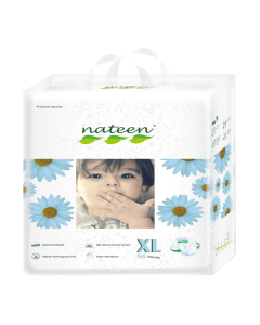 Scutece hipoalergenice Flex&Fit Premium, XL, Nr. 5, 12-25 kg, 56 bucati, Nateen