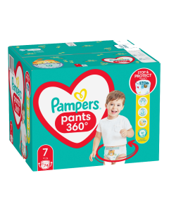 Scutece Pants, Nr. 7, +17 kg, 74 bucati, Pampers