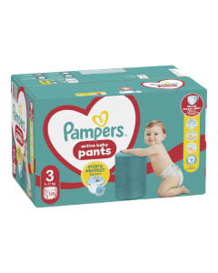 Scutece chilotel Active Baby Pants Nr.3, 6-11 kg, 128 bucati, Pampers