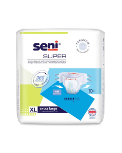 Scutece adulti Super SENI Air Extra Large (XL), 10 buc, 6 picaturi