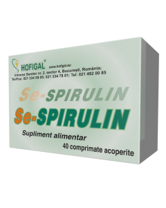 Se-Spirulin, 40 comprimate, Hofigal