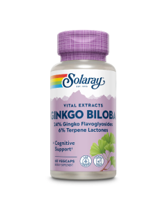 Ginkgo Biloba 60mg Solaray, 60 capsule, Secom