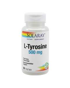 L-Tyrosine 500mg Solaray, 50 capsule, Secom