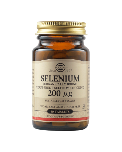 Seleniu 200mcg, 50 tablete, Solgar 