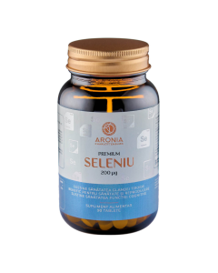 Premium Seleniu la 200µg, 90 tablete, Aronia Charlottenburg