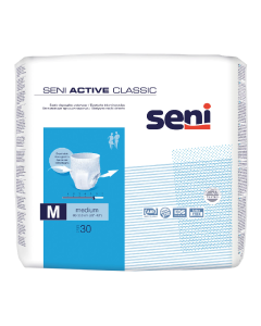 Chilot elastic absorbant Active Classic, Medium, 30 bucati, Seni