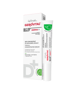 Ser concentrat cu aplicare locala H3 Derma+, 15 ml, Gerovital