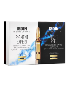 Ser depigmentare si exfoliere Pigment Expert/Night Peel, 20 fiole*2 ml, Isdin