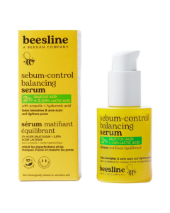 Ser facial echilibrant pentru controlul sebumului, % Acid Salicilic + 2,25% Acid Lactic, 30 ml, Beesline