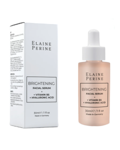 Ser facial iluminator cu Vitamina B5 + Acid Hialuronic, 30ml, Elaine Perine