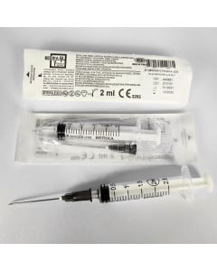 Seringa 2 ml cu ac 22G Luer Slip