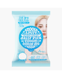 Servetele deodorante Smooth & Pure Cotton Cooling, 20 bucati, Ariul