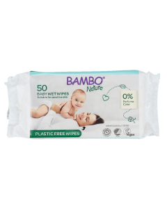 Servetele umede, 50 bucati, Bambo Nature