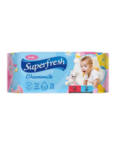 Servetele umede pentru copii, 72 bucati, SuperFresh
