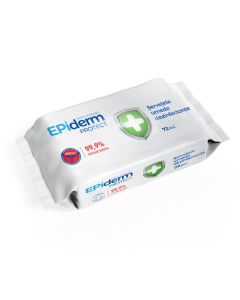 Servetele umede antibacteriene, 72 bucati, Epiderm
