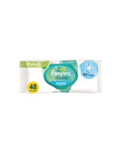Servetele umede Aqua Pure, 48 bucati, Pampers