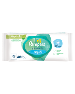 Servetele umede Harmonie Aqua, 48 bucati, Pampers