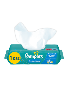 Servetele umede Baby Fresh, 52 bucati, Pampers