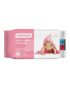 Servetele umede pentru copii Pink Baby, 72 bucati, Nevena