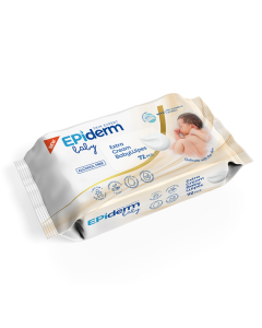 Servetele umede pentru copii, Extra Cream, 72 bucati, Epiderm