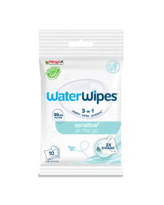 Servetele umede On the Go, 10 bucati, Water Wipes