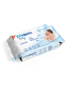 Servetele umede pentru copii, Pure Water, 72 bucati, Epiderm