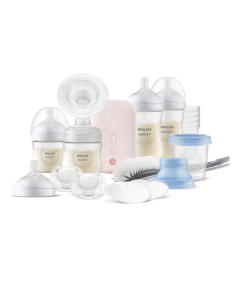 Set pentru alaptare cu pompa de san electrica, SCD340/31, Philips Avent