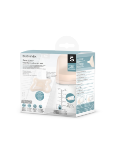 Set Biberon cu debit variabil si suzeta pentru prematuri, Suavinex