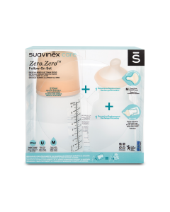 Set biberon anticolici 270ml, tetina si saculet din silicon, Suavinex