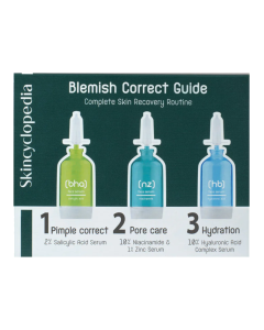 Set seruri pentru tenul cu imperfectiuni, Blemish Guide, 3*15 ml, Skincyclopedia