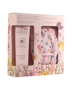 Set cadou Perfect Duo, Wildflowers, Peony, Peach & Raspberry, 2 articole, The Luxury Bathing Company