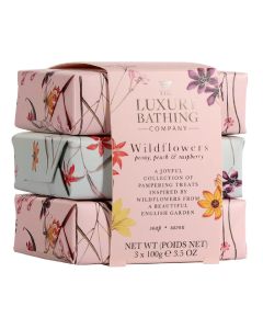 Set cadou Sapunuri Gentle Cleansing Trio, 3*100 g, The Luxury Bathing Company