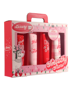 Set cadou Smoothy Stars, Candy Canes, 4 articole, The Luxury Bathing Company