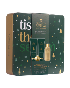 Set cadou Tis the Season, Toasted Praline & Sweet Vanilla, 4 articole, The Luxury Bathing Company