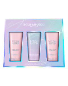 Set de creme pentru mâini, Jojoba, Vanilla & Almond, 3 bucati, Baylis & Harding