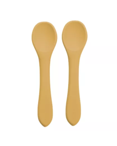 Set Lingurite din silicon, 6 luni+, Honey, Appekids