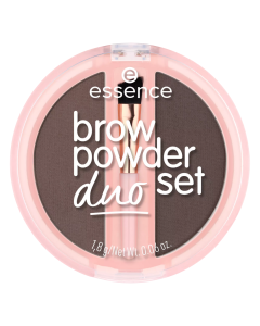 Set pentru sprancene Brow Powder, 03 Dark, 1,8 g, Essence